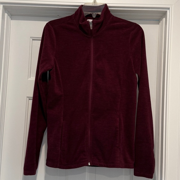 Burgundy Red Fleece - Picture 1 of 3